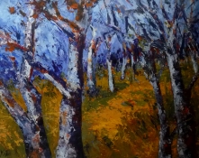 Wald 2, Acryl auf Leinwand