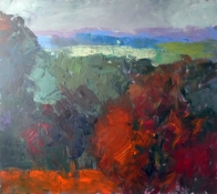 Indian Summer 1, Acryl auf Leinwand