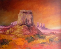 Monument Valley, Öl auf Leinwand