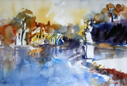 Hellbrunn, Aquarell