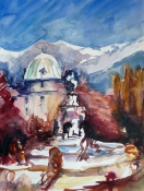 Innsbruck, Aquarell