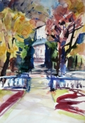 Mirabellgarten, Aquarell