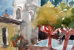 Montecatini, Aquarell